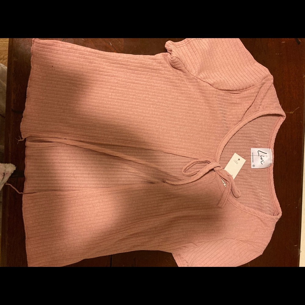 Open crop top